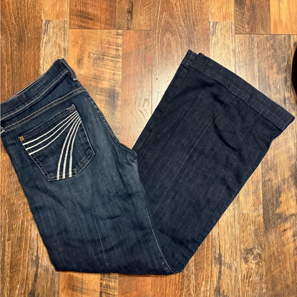 7 For All Mankind Dark Indigo Jeans